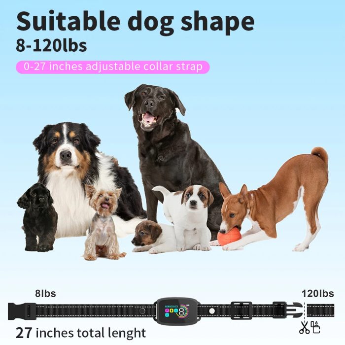 Smart Automatic Anti Barking Dog Collar Waterproof Rechargeable Bark HD - Image 3