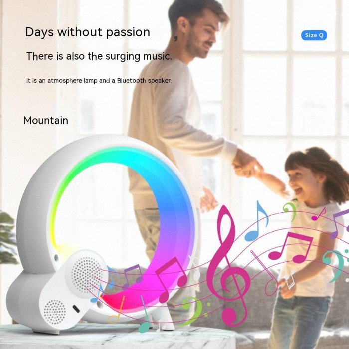 Creative Q Light Analog Sunrise Digital Display Alarm Clock - Image 6