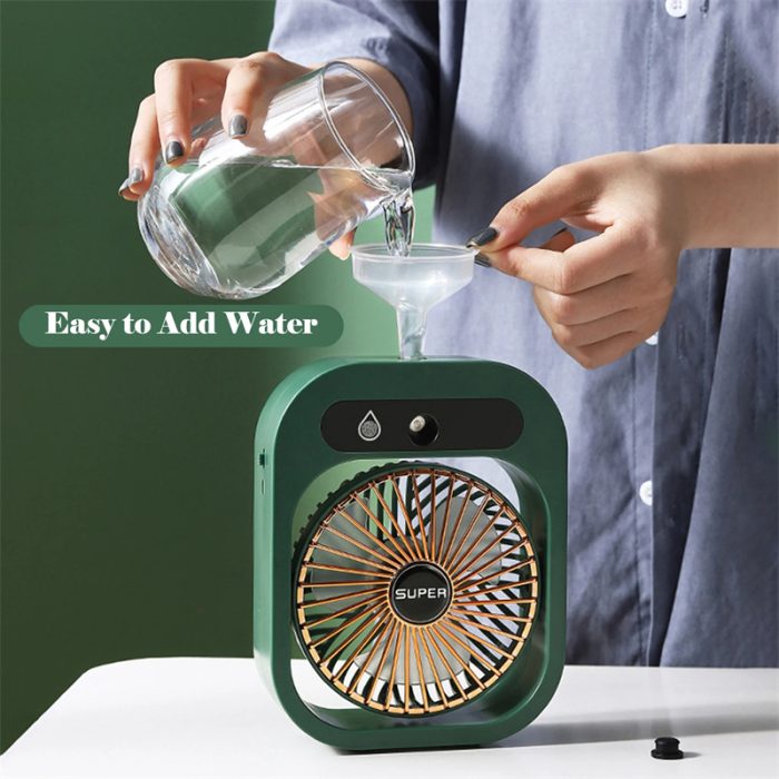 Air Conditioning Fan Desk Misting Fan Air Cooler Cooling For Home - Image 7