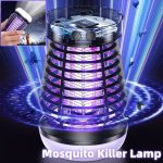 2in1 Mosquito Killer Lamp Electric Fly Catcher USB Rechargeable Electric Mosquito Swatter