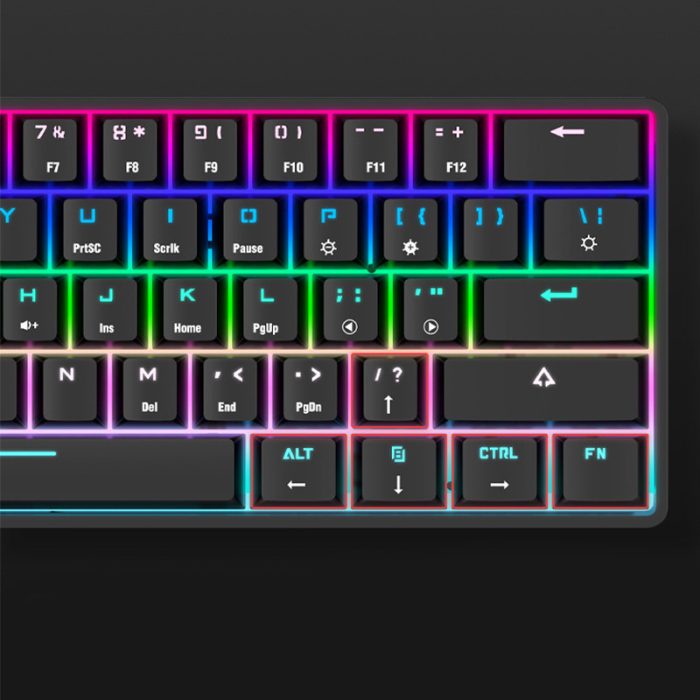 Wireless Bluetooth Keyboard Colorful PBT Keycaps Mechanical Keyboard - Image 7
