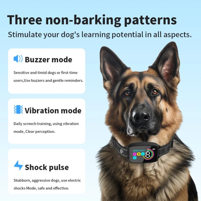 Smart Automatic Anti Barking Dog Collar Waterproof Rechargeable Bark HD - Image 7