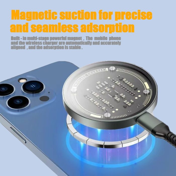 The Qi Wireless Charger 15w Magnetic Wireless Fast Charging - Image 5