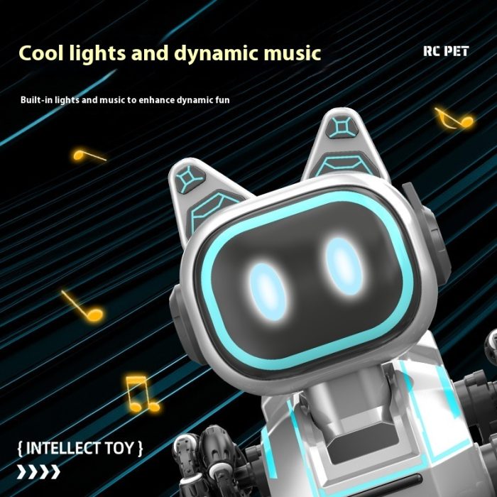 Light Music Rechargeable Robot Dog Educational Toys Children's Remote Control Car - Image 7