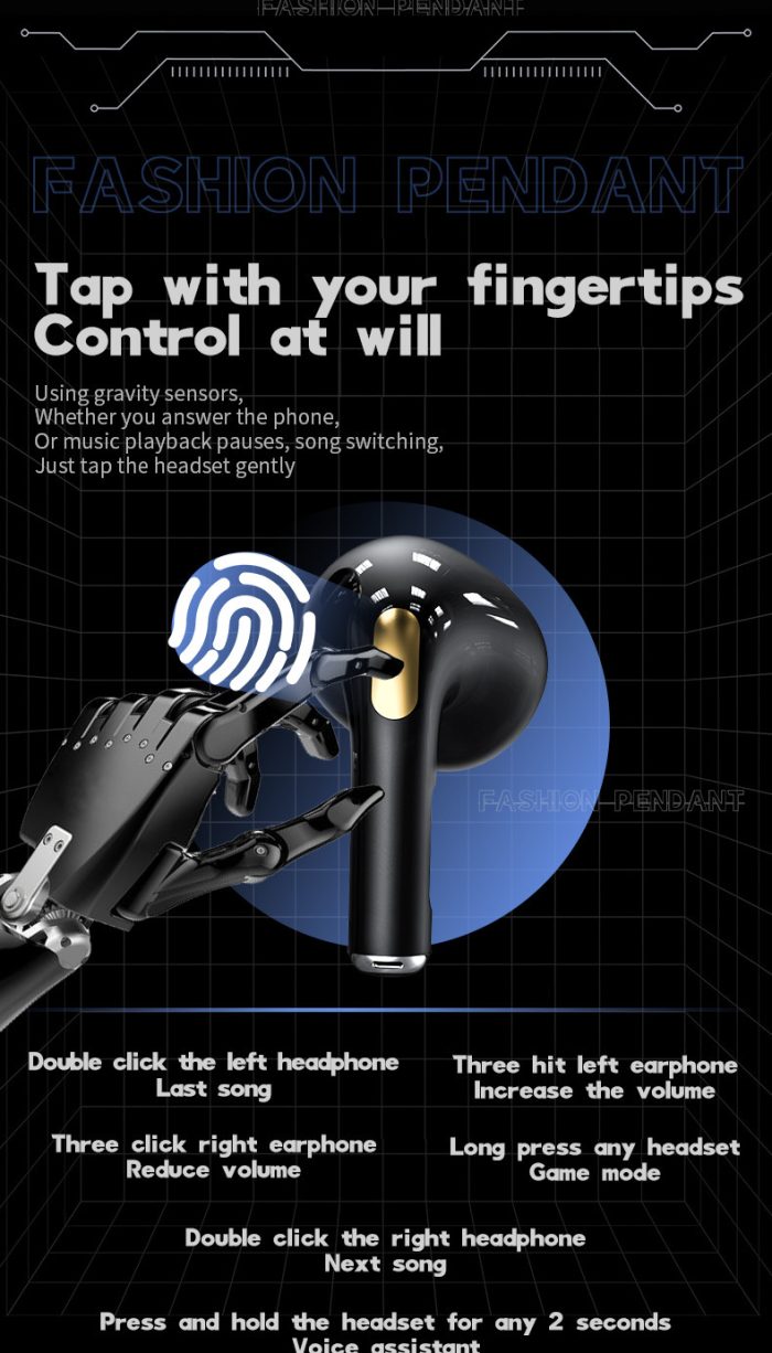 True Bluetooth Headset Game Zero Delay - Image 7