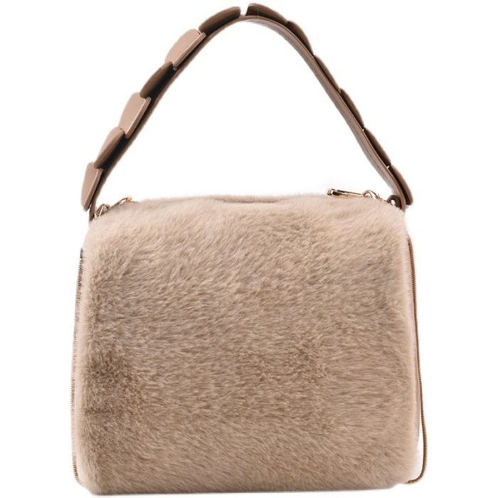 Autumn And Winter Small Furry Crossbody Hand Bag Female Bags - Image 2