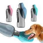 800ml Dogs Water Bottle Portable High Capacity Leakproof Pet Foldable