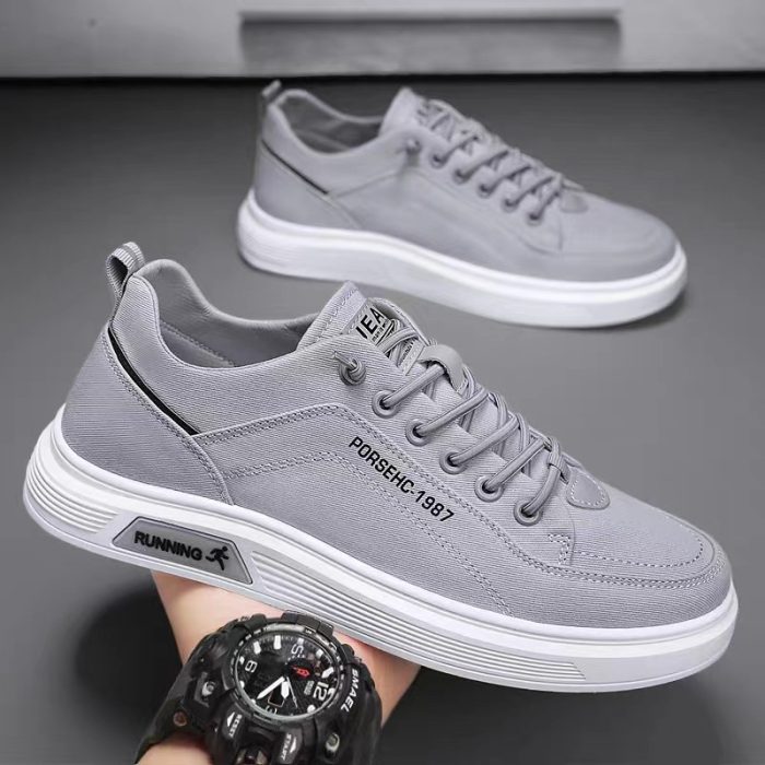 Fashion Canvas Flats Shoes Casual Versatile Breathable Walking Sports Shoes Low-top Sneakers For Men - Image 6