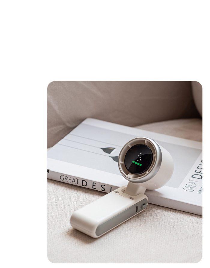 Hanging Neck Outdoor 180 Degree Folding Desktop Mini Fan - Image 8